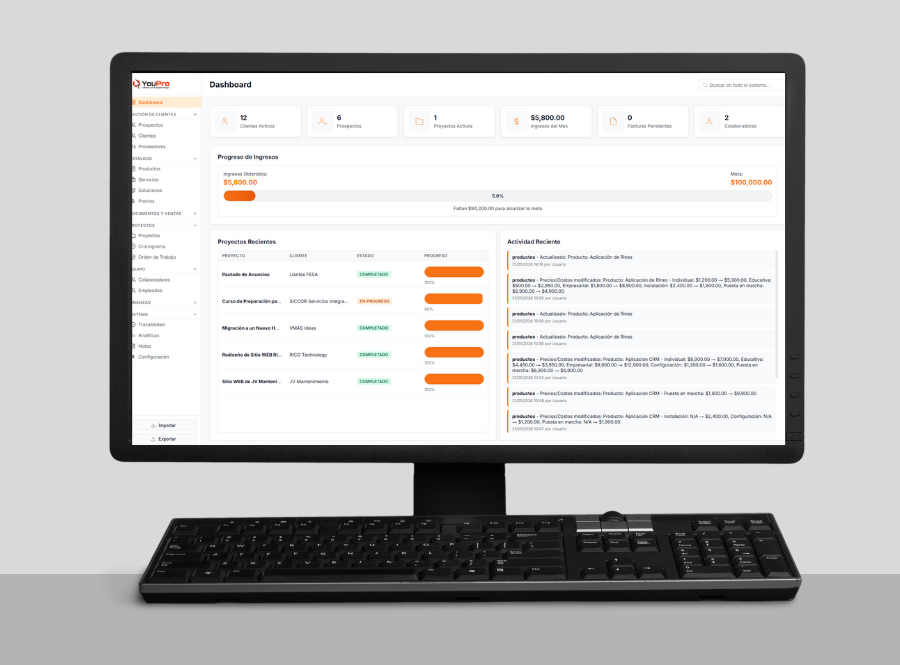 Aplicación ERP